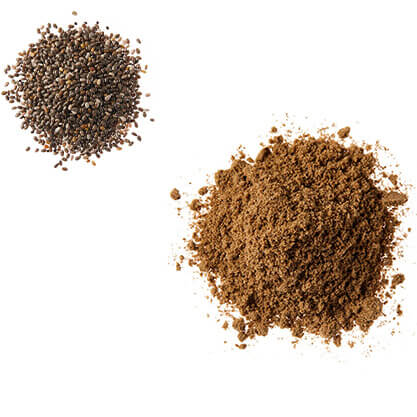 Chia seed powder