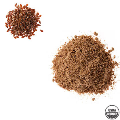 organic flax seed powder
