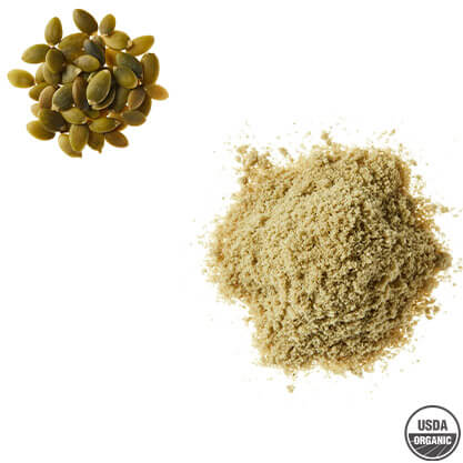 Organic pumpkin seed powder