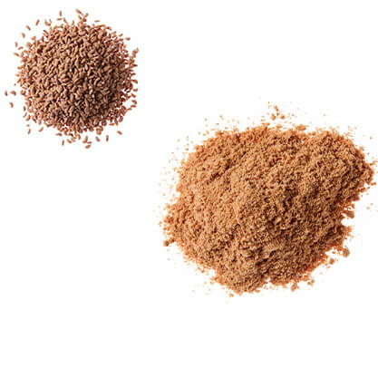 Red raspberry seed powder