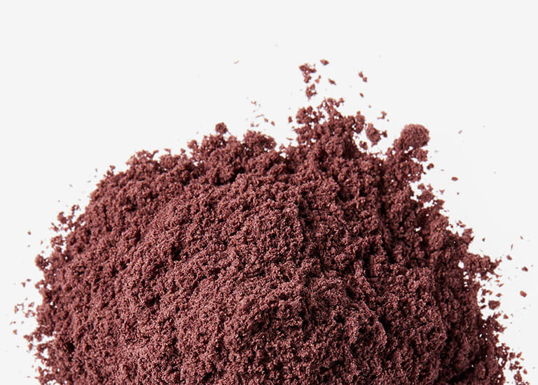 Seed powder pile